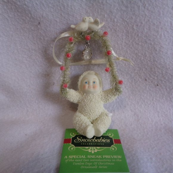 Dept. 56 Snowbabies Two Turtle Doves Ornament